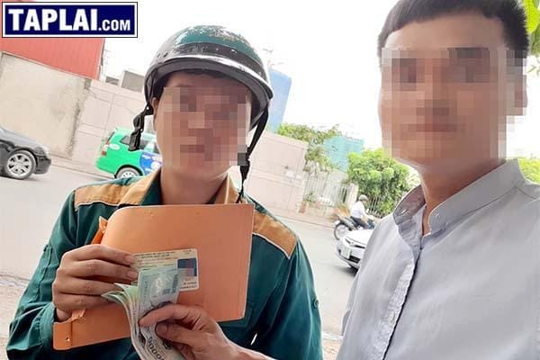 Thẻ giấy phép lái xe máy A1 thật, được cấp sau khi thi đậu hợp pháp