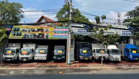 Thị trường mua bán xe tải cũ Đồng Nai nhộn nhịp