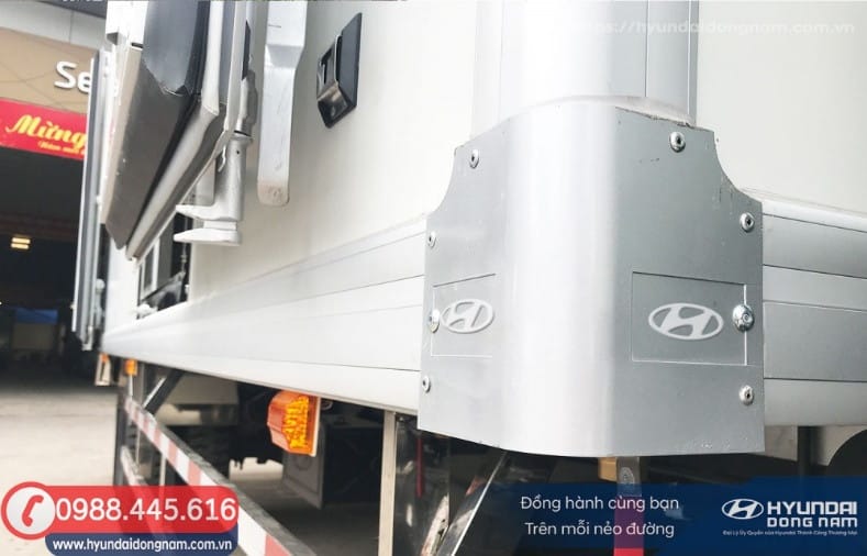 Thiết kế bo góc thùng xe đông lạnh tăng tính thẩm mỹ