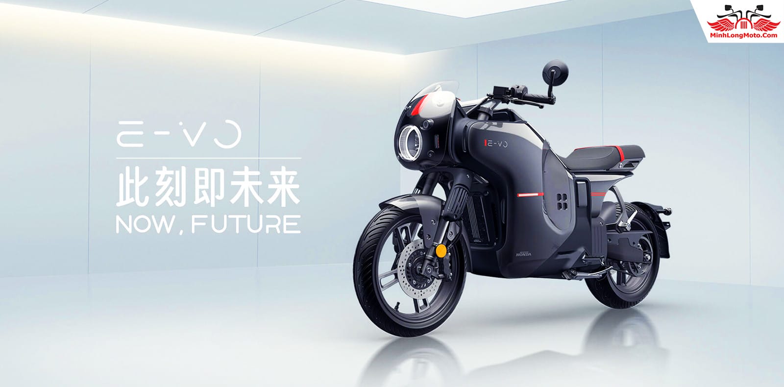 Thiết kế Honda E-VO - mẫu xe máy điện Honda hiệu năng cao