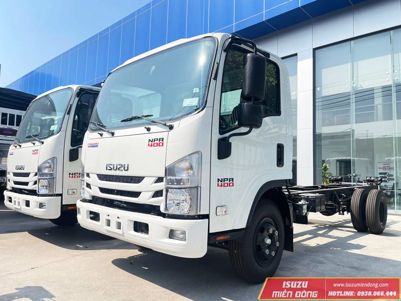 Thiết kế mạnh mẽ của xe tải Isuzu 3.5 tấn NPR 400