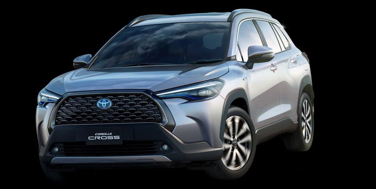Thiết kế mạnh mẽ ở phần đầu xe Toyota Cross 2023
