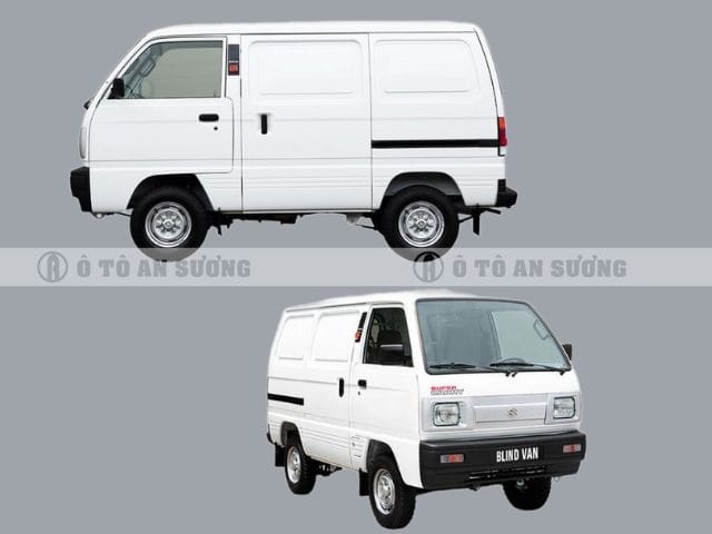 Thiết kế nhỏ gọn tiện lợi của xe tải van Suzuki Blind Van