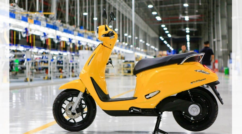 Thiết kế thanh lịch của xe máy điện Vinfast Evo 200, phù hợp với giá xe Evo 200 tầm trung