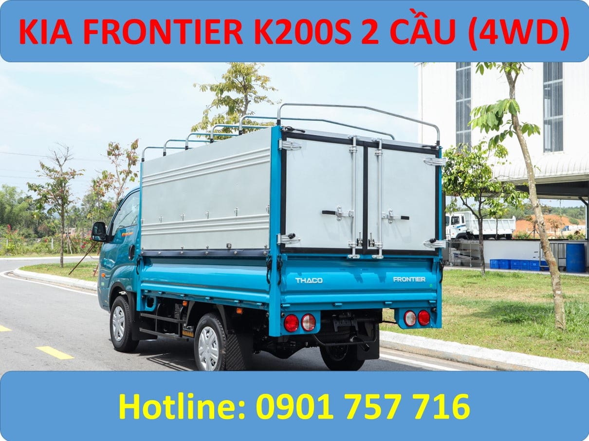 Thiết kế thùng bạt xe tải 2 cầu KIA K200S