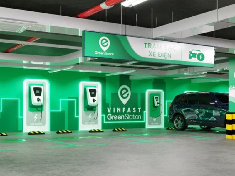 Thiết kế trụ sạc ô tô điện Vinfast đạt tiêu chuẩn châu Âu