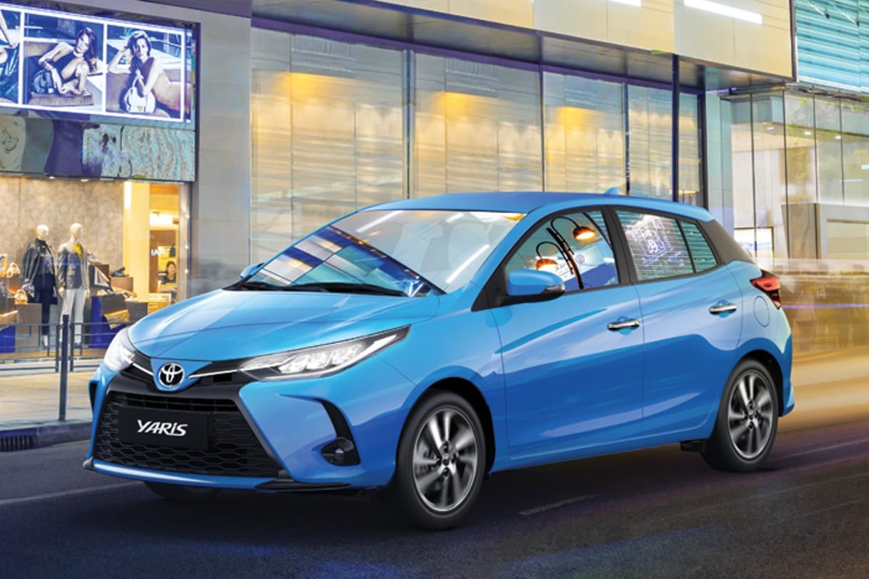 Thiết kế xe Toyota Yaris 5 chỗ năng động