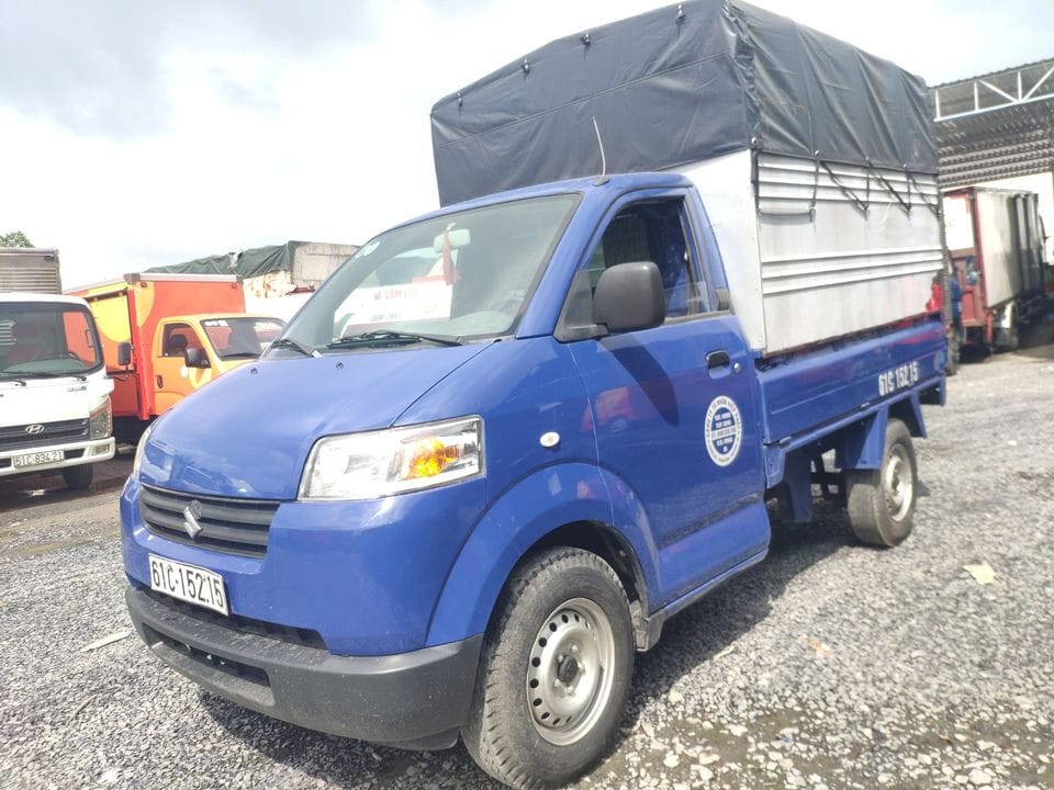 Thùng bạt của xe tải Suzuki 750kg cũ