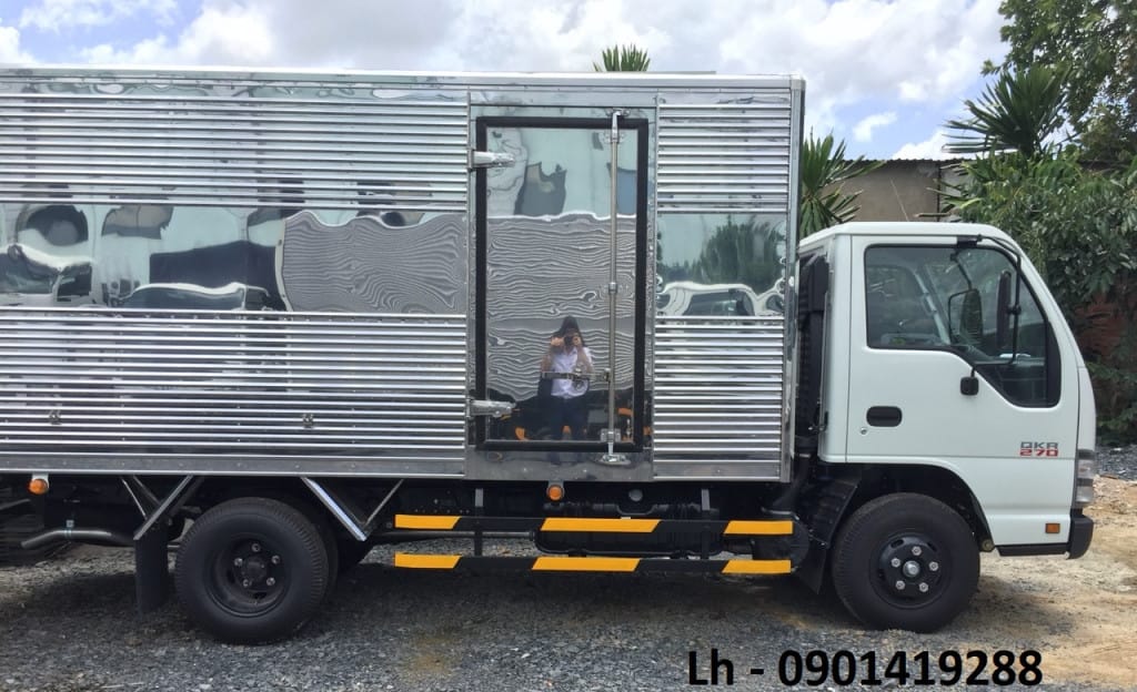 Thùng kín xe tải 1.4 tấn cũ