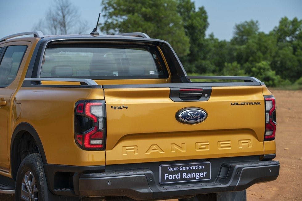Thùng xe Ford Ranger được tối ưu hóa khả năng chuyên chở