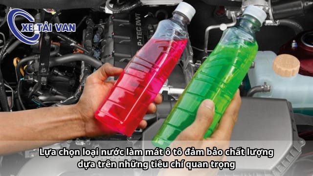 Tiêu chí đánh giá chất lượng của nước làm mát động cơ