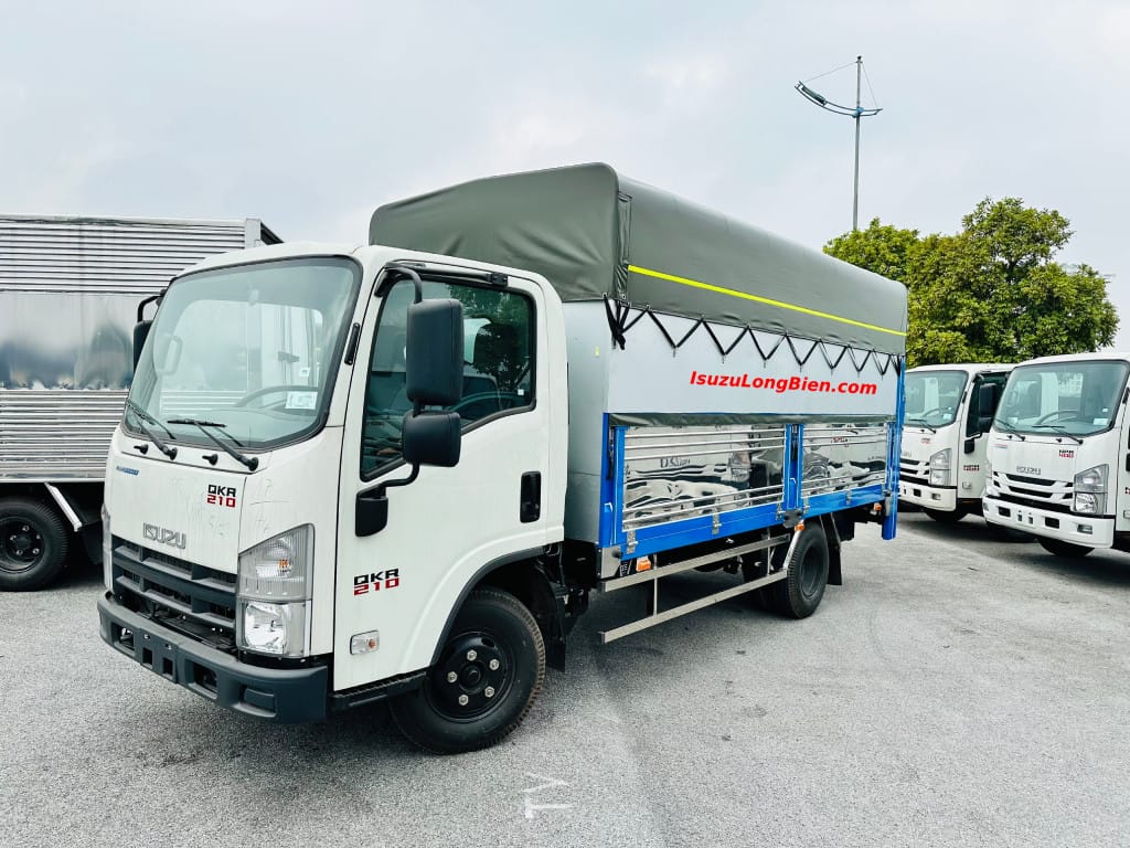 Tính năng bửng nâng hạ tiện lợi trên xe tải Isuzu QKR 270