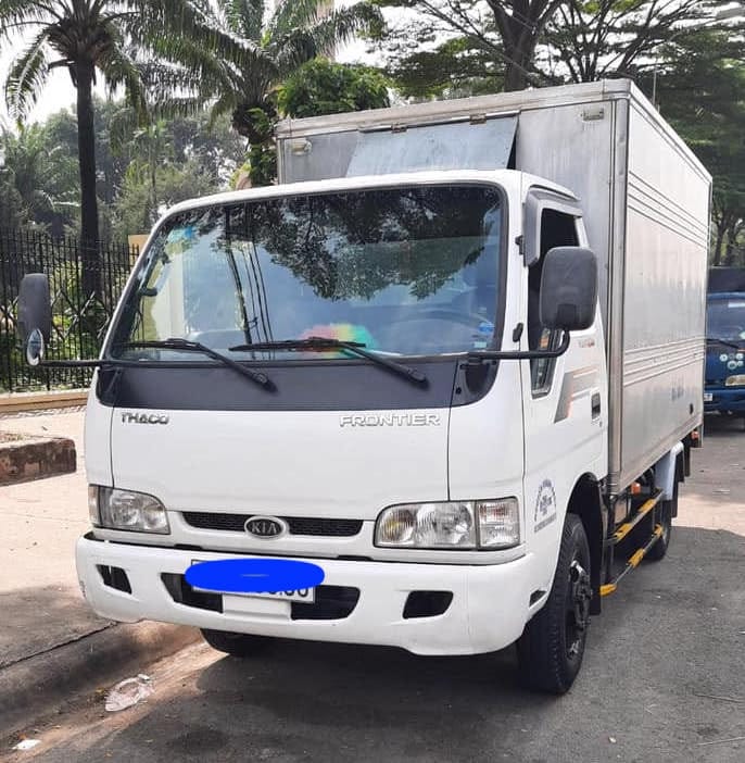 Toàn cảnh chiếc xe tải Kia cũ được bảo dưỡng tốt sẵn sàng để bán