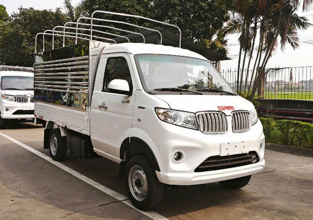 Tổng quan bên ngoài xe tải SRM T35 thùng bạt