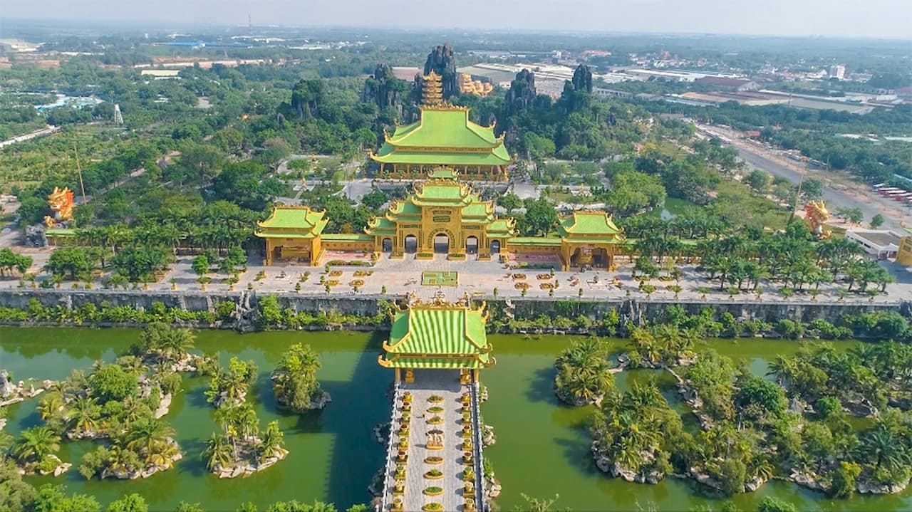 Tổng quan khu du lịch Đại Nam từ trên cao