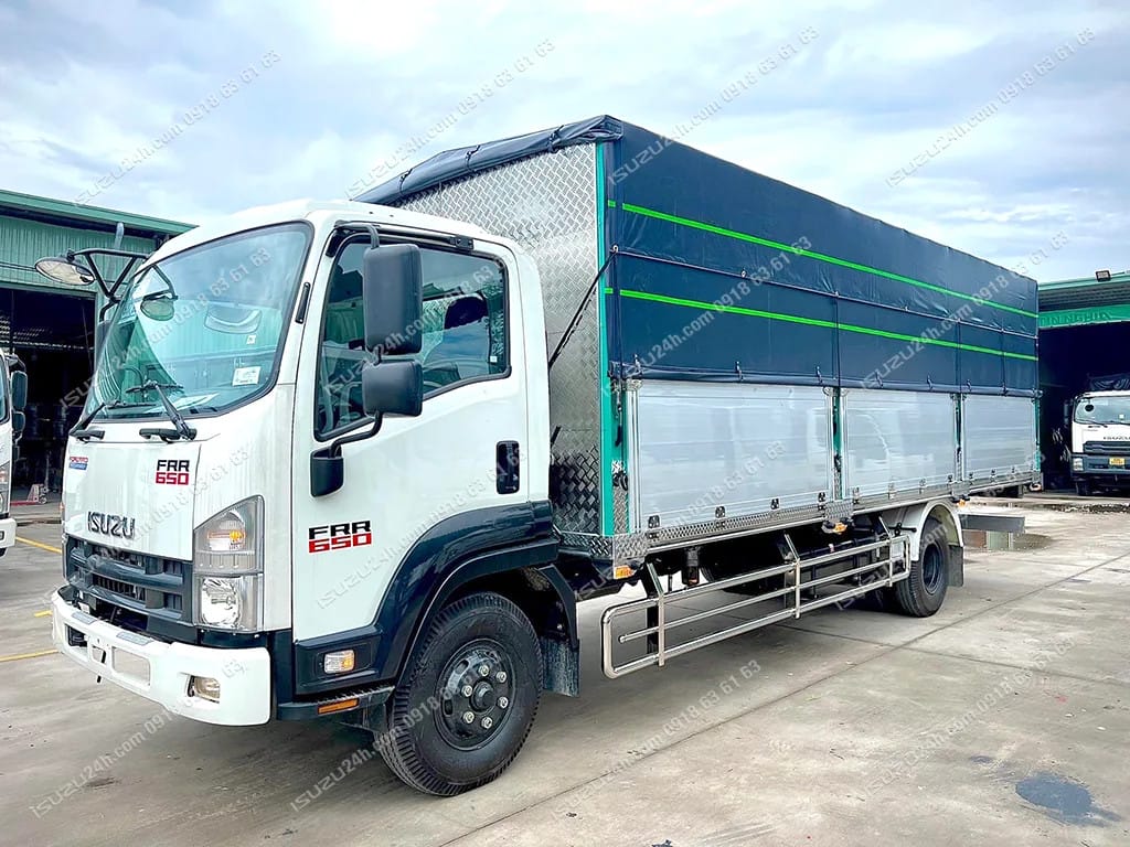 Tổng quan xe tải Isuzu FRR650 thùng dài 5m8