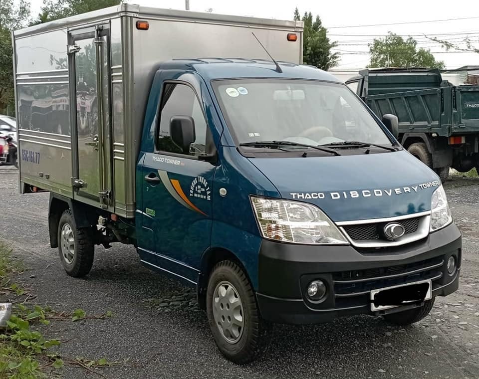 Tổng quan xe tải Thaco Towner 990kg cũ thùng kín đời 2020