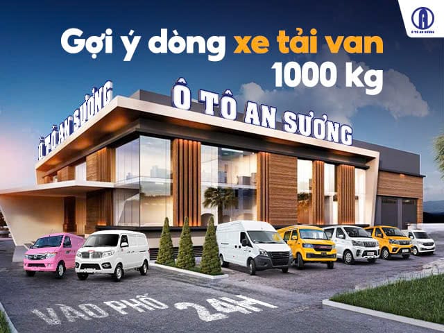 Tổng quan xe tải van 1000kg tại đại lý Xe Tải Van