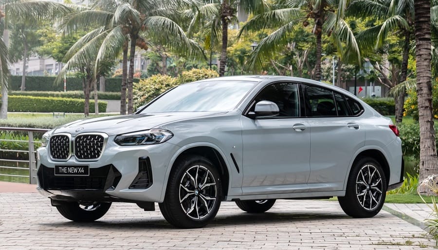 Tổng thể ngoại thất BMW X4 với phong cách thể thao và sang trọng