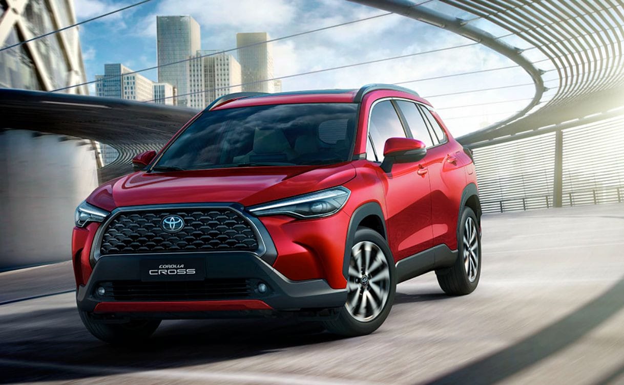 Tổng thể nội thất Toyota Cross sang trọng và tiện nghi