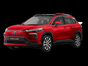 Toyota Corolla Cross 2024 ngoại thất màu đỏ nổi bật