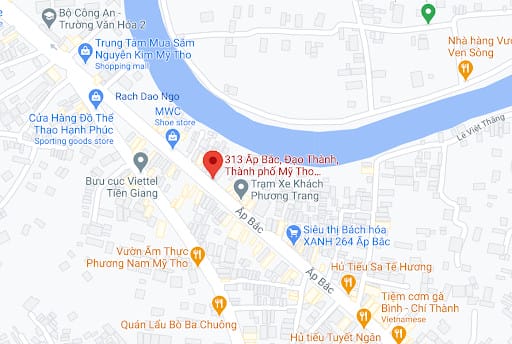 Trụ sở chính Xe Hùng Hiếu Mỹ Tho tại Mỹ Tho, Tiền Giang, cửa ngõ vào miền Tây