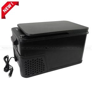 Tủ lạnh xe hơi Homesun CB20 dung tích 20 lít, thiết kế nhỏ gọn với khả năng làm lạnh và giữ ấm linh hoạt.