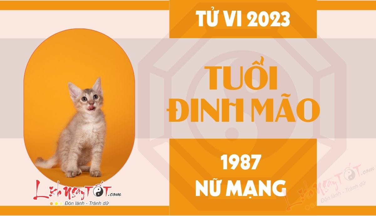 Tử vi Đinh Mão 1987 nữ mạng 2023