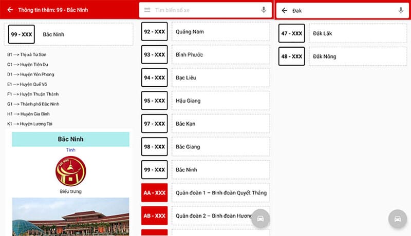 Ứng dụng "Biển số xe" giúp tra cứu thông tin xe máy offline tiện lợi