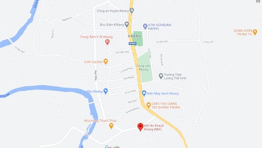 Vị trí văn phòng nhà xe An Phát tại Bến xe K-Bang, Gia Lai