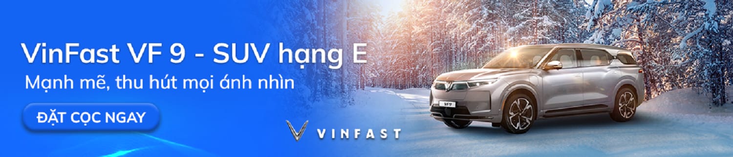 VinFast VF 9 nội thất tổng thể từ góc nhìn bảng điều khiển trung tâm