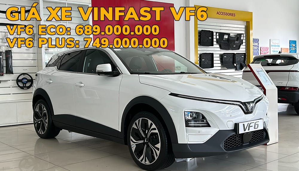 VinFast VF6 với những ưu đãi mua xe hấp dẫn trong tháng