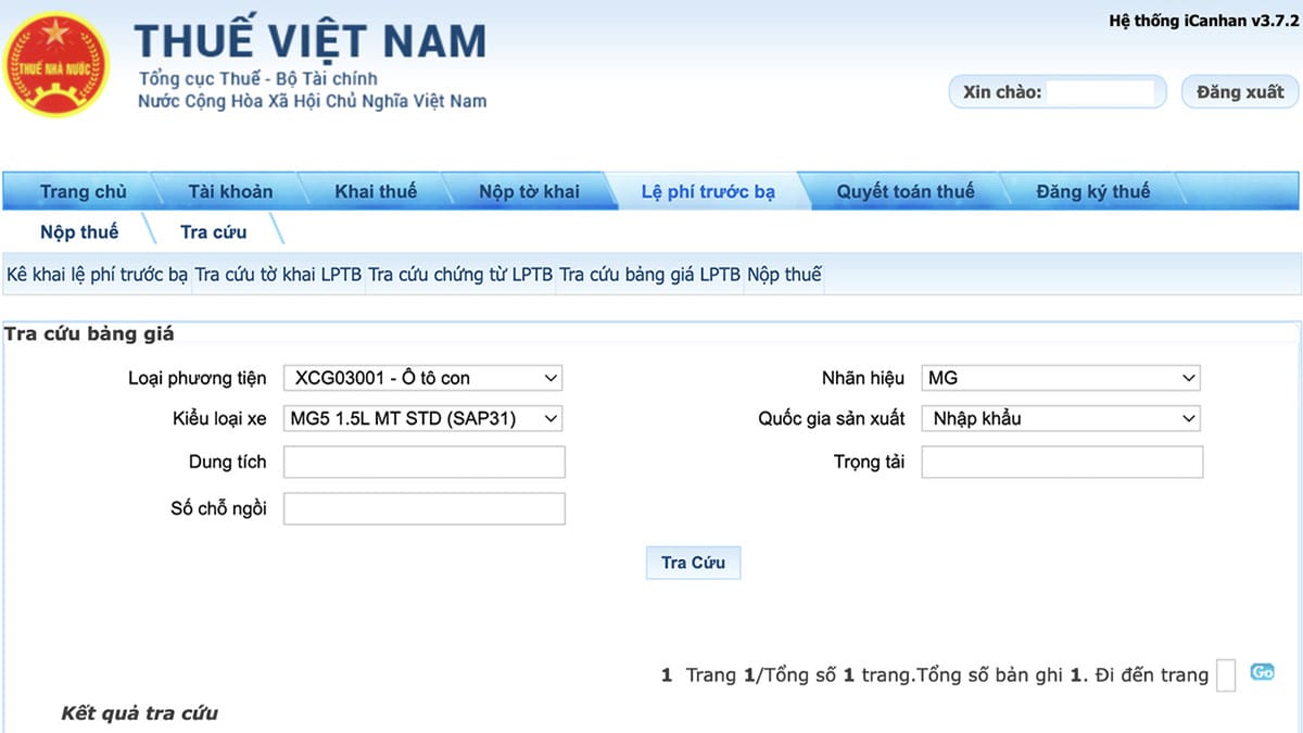 Xác nhận hóa đơn và lệ phí đăng ký biển số xe máy ở tỉnh Bắc Ninh
