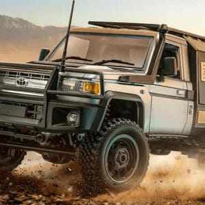 Xe bán tải Toyota Land Cruiser LC79 MN82S điều khiển từ xa