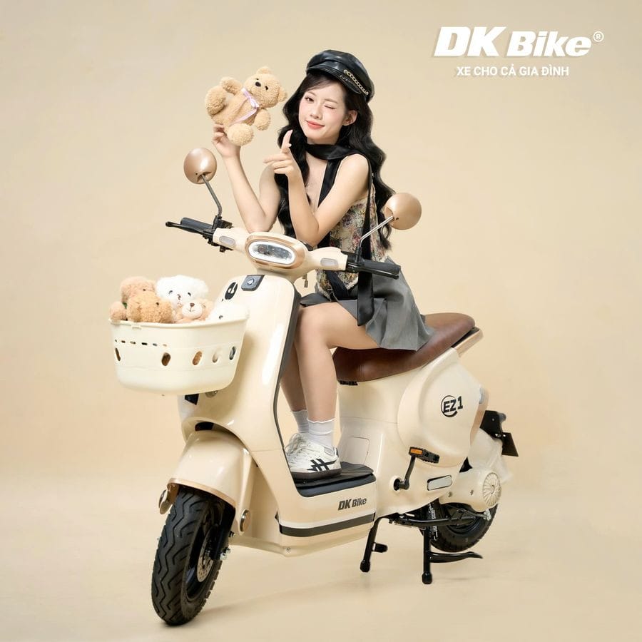 xe đạp điện cao cấp DK Bike EZ1 thời trang