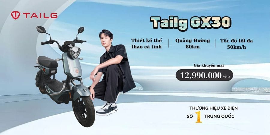 xe đạp điện cao cấp thể thao Tailg GX30