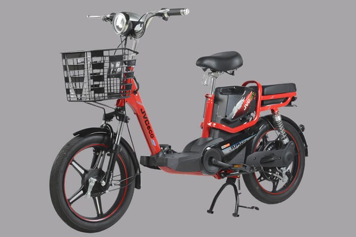 Xe đạp điện JVC Q7 sở hữu thiết kế nhỏ gọn, thanh lịch và tiện dụng cho mọi hành trình