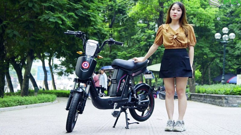 Xe đạp điện Pega với thiết kế hiện đại, làm nổi bật các ưu điểm vượt trội.