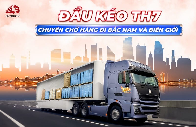 Xe đầu kéo vận chuyển container và hàng hóa siêu trường siêu trọng