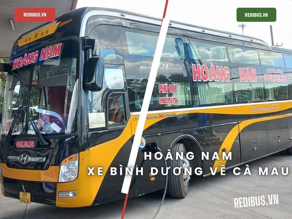 Xe giường nằm Hoàng Nam mang đến sự thoải mái cho hành khách trên tuyến Cà Mau Bình Dương