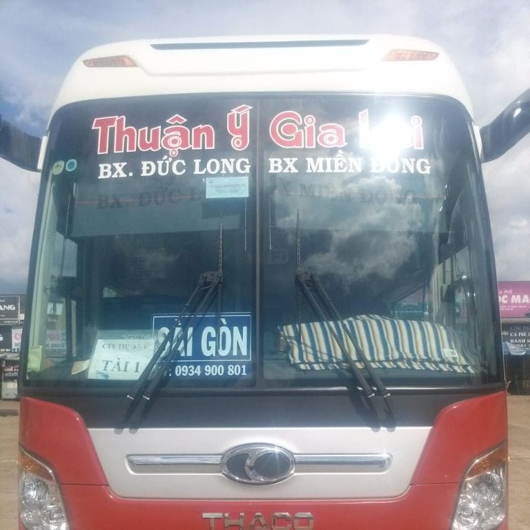 Xe giường nằm Thuận Ý phục vụ tuyến Hà Nội Gia Lai