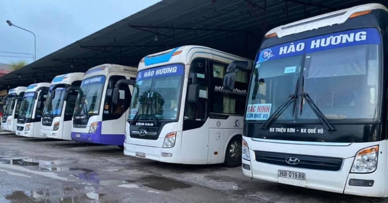 Xe khách 45 chỗ Hào Hương tuyến **xe Thanh Hóa Hải Phòng** tiện nghi