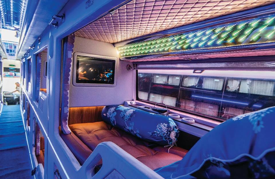 Xe khách Chín Nghĩa giường phòng VIP tuyến Hà Nội Quảng Ngãi