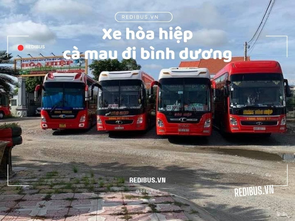 Xe khách Hòa Hiệp với tần suất đa dạng chạy sáng và tối giữa Bình Dương và Cà Mau