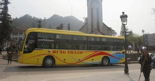 Xe khách Hưng Thành tuyến bến xe Mỹ Đình đi Điện Biên uy tín