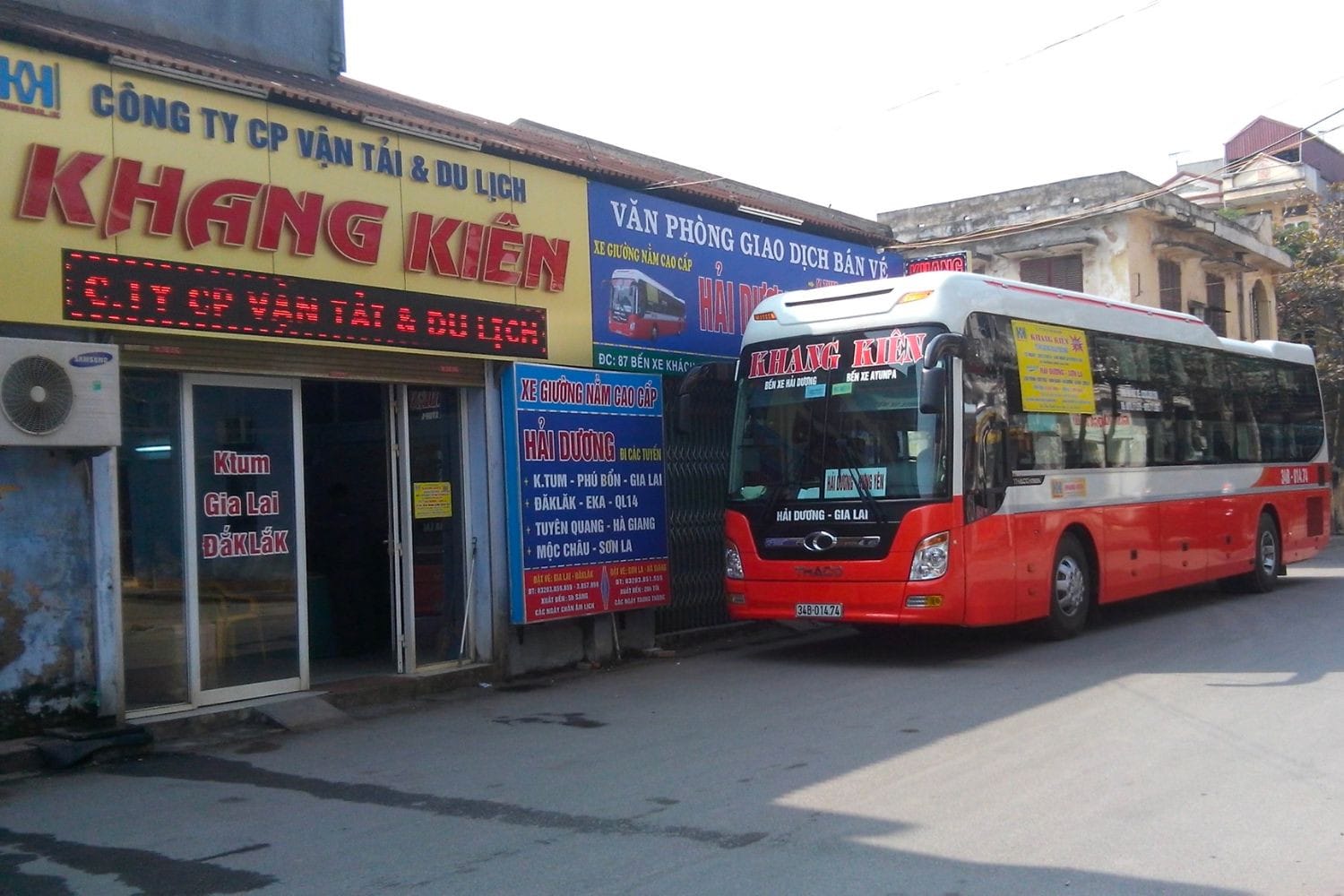 Xe khách Khang Kiên đảm bảo lịch trình ổn định cho chuyến đi Hà Nội Bình Dương