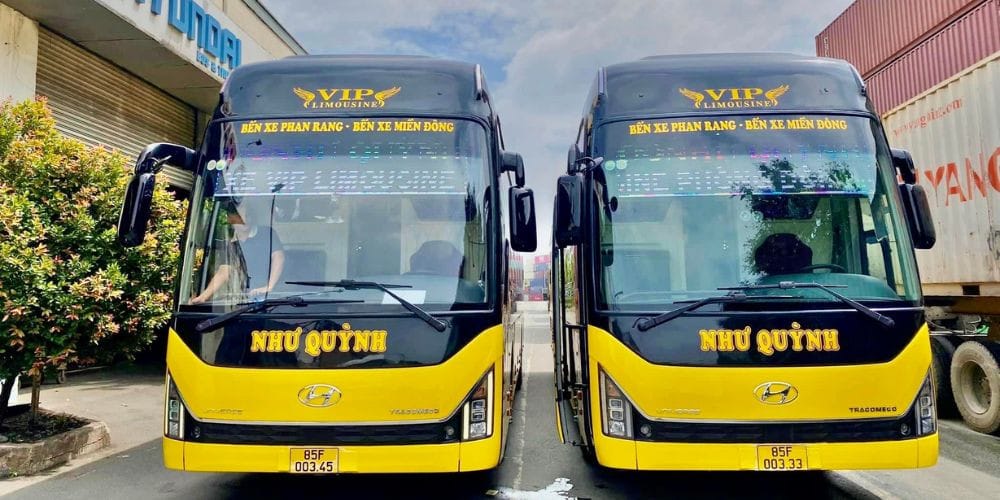Xe khách Như Quỳnh hoạt động trên tuyến Sài Gòn Phan Rang