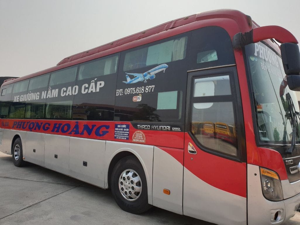 Xe khách Phượng Hoàng với dịch vụ chất lượng cao trên tuyến Hà Nội Bình Dương