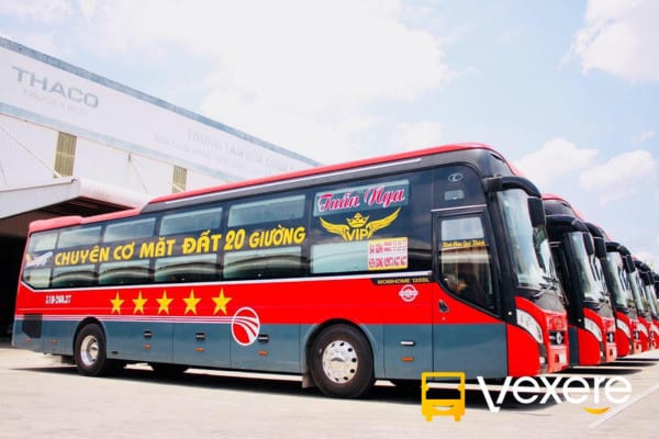 xe khách Tuấn Nga tuyến Sài Gòn Hà Tiên, xe giường nằm chất lượng cao