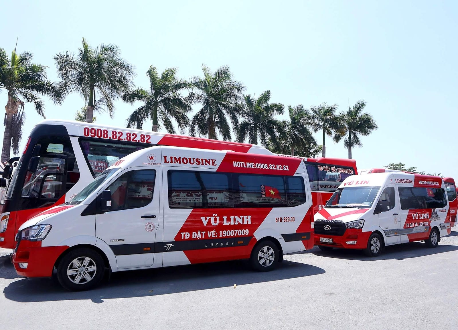 Xe khách Vũ Linh Limousine chất lượng cao sẵn sàng khởi hành tuyến Sài Gòn - Cần Thơ